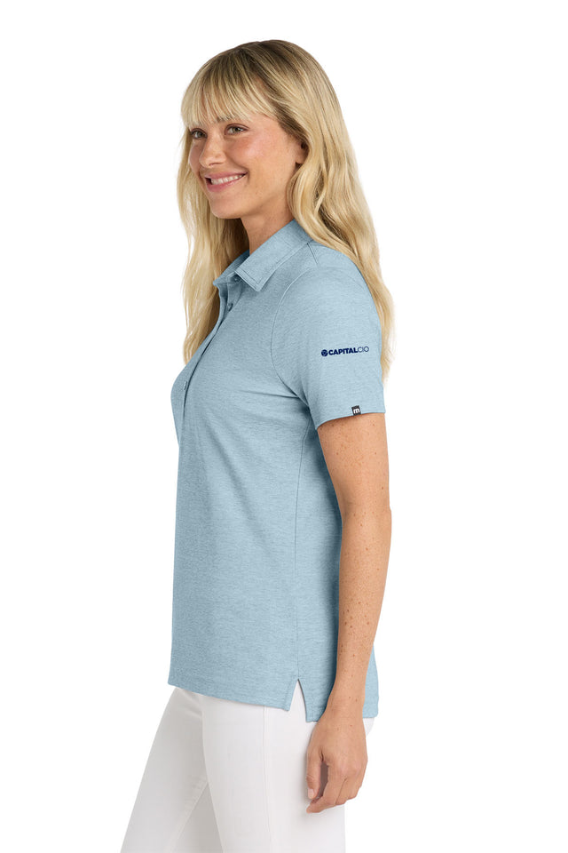 TravisMathew Women's Oceanside Heather Polo